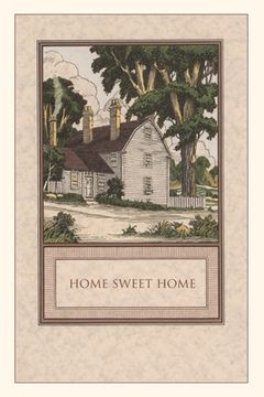 portada Vintage Journal Home Sweet Home, House with Trees (en Inglés)