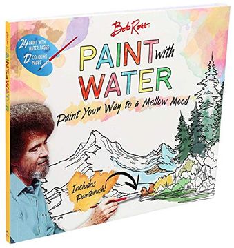 portada Bob Ross Paint With Water (en Inglés)