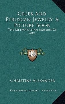 portada greek and etruscan jewelry, a picture book: the metropolitan museum of art (in English)