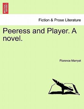 portada peeress and player. a novel. (en Inglés)