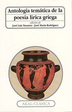 portada Antología Temática de la Poesía Lírica Griega