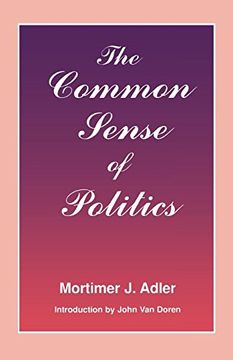 portada Common Sense of Politics (en Inglés)