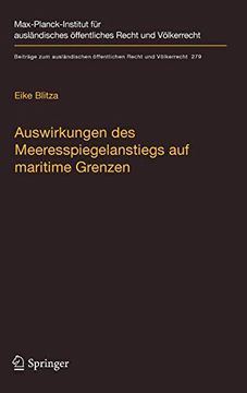 portada Auswirkungen des Meeresspiegelanstiegs auf Maritime Grenzen (in German)