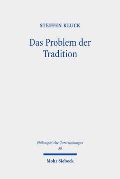 portada Das Problem Der Tradition: Eine Phanomenologische Annaherung (en Alemán)