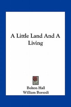 portada a little land and a living (en Inglés)