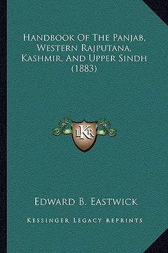 portada handbook of the panjab, western rajputana, kashmir, and upper sindh (1883) (en Inglés)