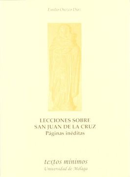 portada Lecciones Sobre san Juan de la Cruz. Páginas Inéditas (Textos Mínimos) (in Spanish)
