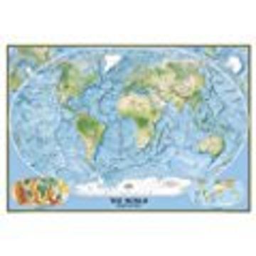 portada World Physical [Enlarged and Tubed] (National Geographic Reference Map)