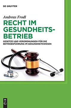 portada Recht im Gesundheitsbetrieb (en Alemán)
