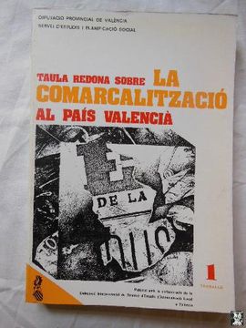 portada Taula Redona Sobre la Comarcalitzacion p. Valencia