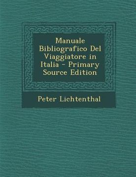 portada Manuale Bibliografico del Viaggiatore in Italia (en Italiano)