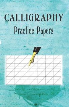 portada Calligraphy Practice Paper: 100 sheet pad, calligraphy style writing paper and workbook.