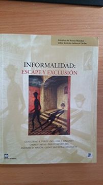 portada Informalidad, Escape Y Exclusion (in Spanish)