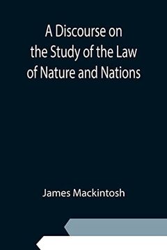 portada A Discourse on the Study of the law of Nature and Nations 