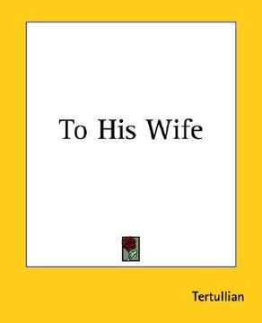 portada to his wife (en Inglés)