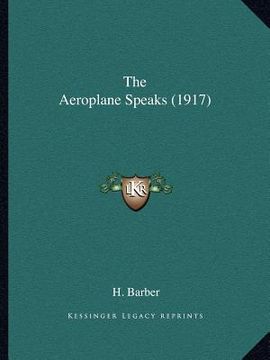 portada the aeroplane speaks (1917) (in English)