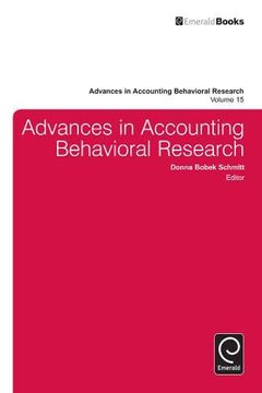 portada Advances in Accounting Behavioral Research (en Inglés)