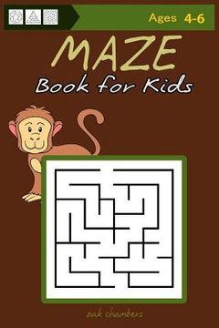 portada MAZE Book for Kids Ages 4-6 (en Inglés)