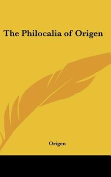 portada the philocalia of origen (in English)