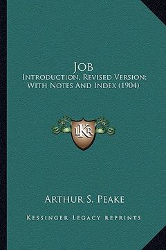 portada job job: introduction, revised version; with notes and index (1904) (en Inglés)