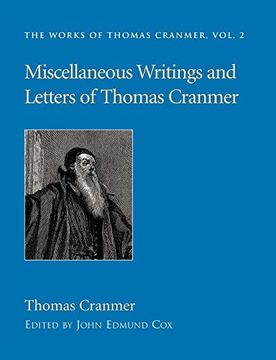 portada Miscellaneous Writings and Letters of Thomas Cranmer (in English)
