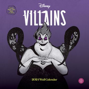 portada Disney Villains 2024 Wall Calendar (en Inglés)