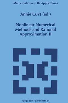 portada Nonlinear Numerical Methods and Rational Approximation II (en Inglés)