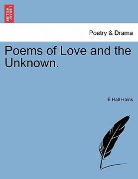 portada poems of love and the unknown. (en Inglés)