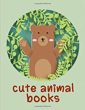 portada Cute Animal Books: Coloring Pages,Christmas Book for Kids and Children (American Animals) (en Inglés)