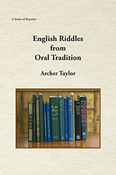 portada English Riddles in Oral Tradition