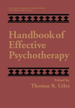 portada handbook of effective psychotherapy (en Inglés)