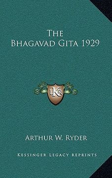 portada the bhagavad gita 1929 (en Inglés)
