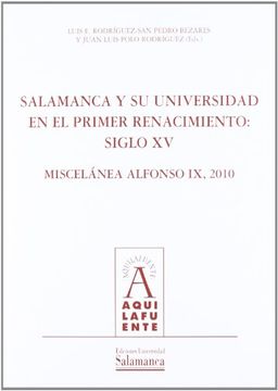 portada Salamanca y su Universidad en el primer Renacimiento: siglo XV