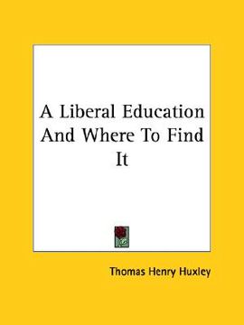 portada a liberal education and where to find it