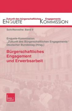 portada Bürgerschaftliches Engagement Und Erwerbsarbeit (en Alemán)