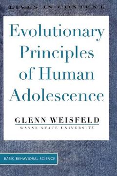 portada evolutionary principles of human adolescence (en Inglés)