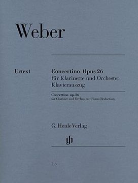 portada Concertino op. 26 for Clarinet and Orchestra