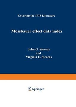 portada Mössbauer Effect Data Index: Covering the 1975 Literature (in English)