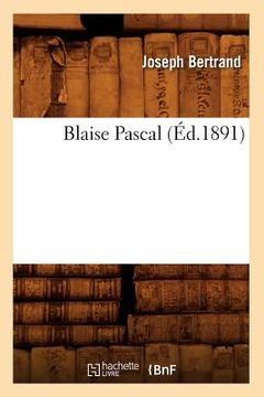 portada Blaise Pascal (Éd.1891) (en Francés)