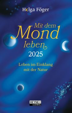 portada Mit dem Mond Leben 2025 de Helga Föger(Ludwig bei Heyne) (en Alemán)