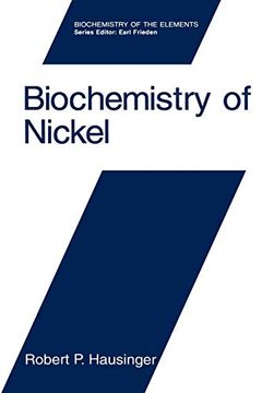 portada Biochemistry of Nickel (Biochemistry of the Elements) (en Inglés)