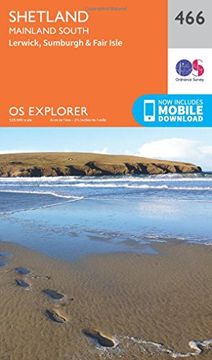 portada Shetland - Mainland South 1 : 25 000 (OS Explorer Active Map)
