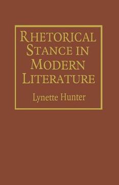 portada Rhetorical Stance in Modern Literature: Allegories of Love and Death