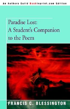 portada paradise lost: a student's companion to the poem