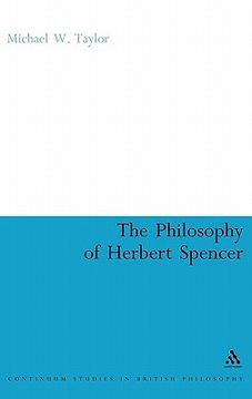 portada the philosophy of herbert spencer (en Inglés)