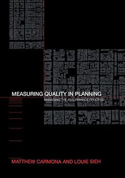 portada Measuring Quality in Planning: Managing the Performance Process (en Inglés)