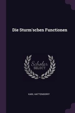 portada Die Sturm'schen Functionen (en Inglés)