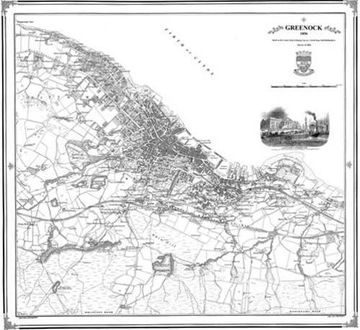 portada Greenock 1856 map (en Inglés)