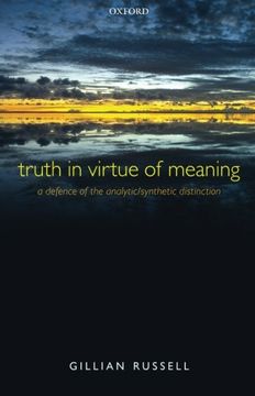 portada Truth in Virtue of Meaning: A Defence of the Analytic (in English)