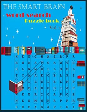 portada The Smart Brain Word Search Puzzle Book Vol. 1: Word Search / Puzzle Game / Seek and Find / Brain Game/ Work Book / Exercise Book / Workbook / Activity (en Inglés)
